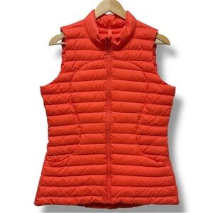 Lululemon Pack It Down Puffer Vest Orange Size 10